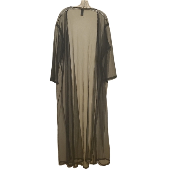 Gabi Fresh | Women's Black Betty Sheer Tulle Maxi Length Robe (US Size 14) - Picture 16 of 16
